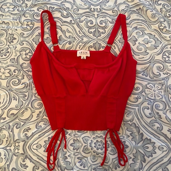 🏖️Le Lis cropped top sweater - size Small - Picture 3 of 8